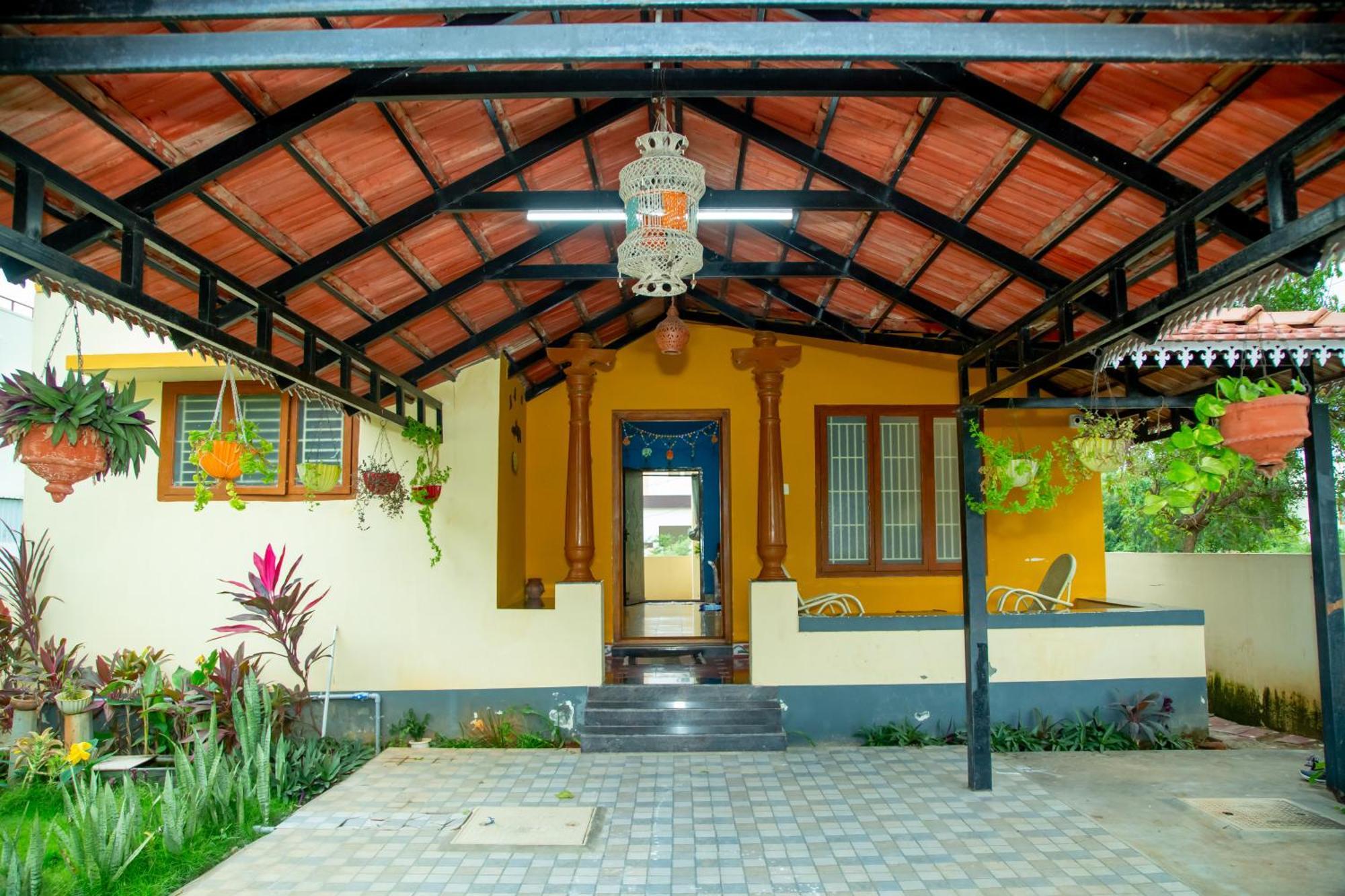 A Chettinad Villa In Coimbatore On The Way To Adiyogi And Nearer To Maruthamalai Εξωτερικό φωτογραφία